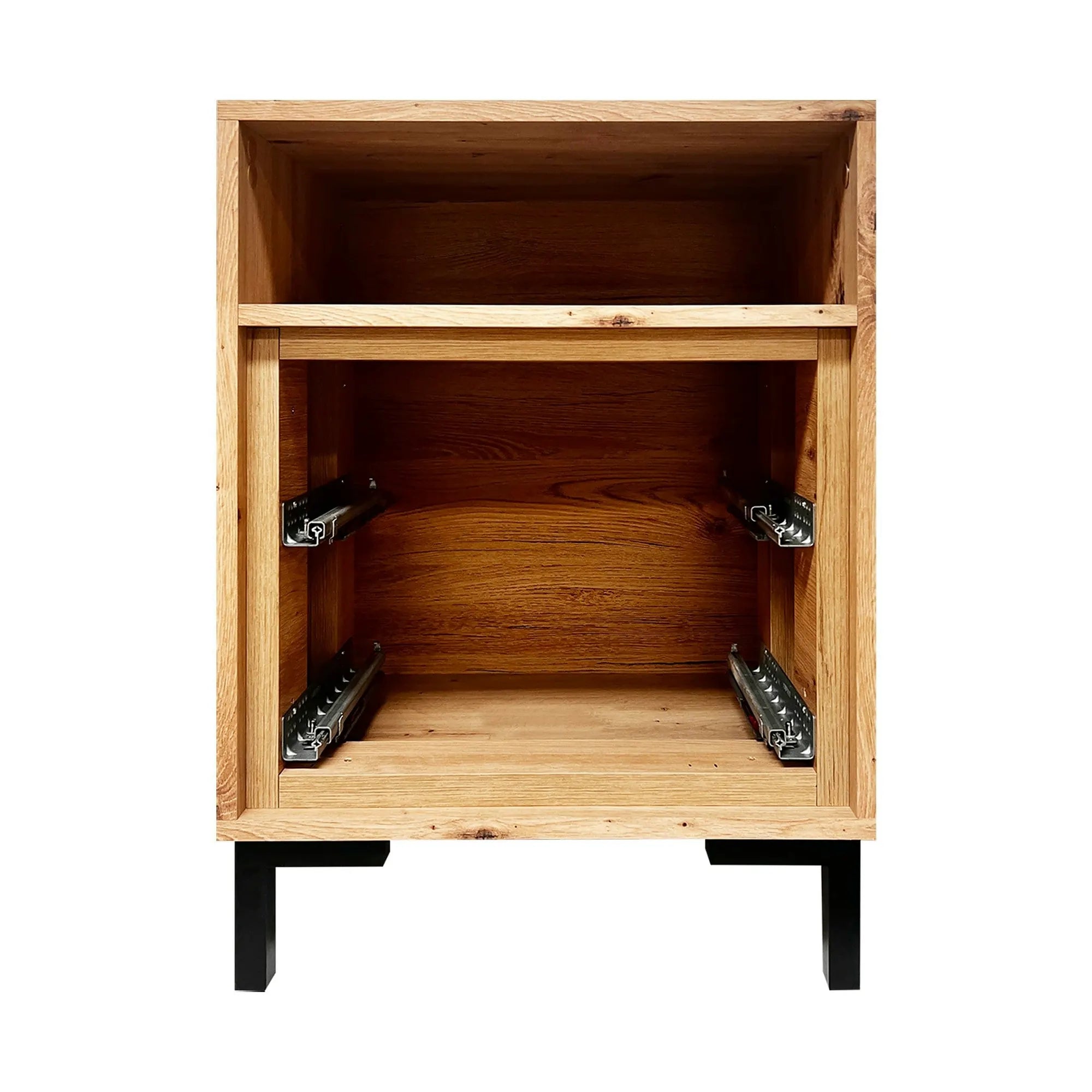 Noptiera PARII PA14, stejar artisan/gri, PAL laminat, 50x37x68 cm