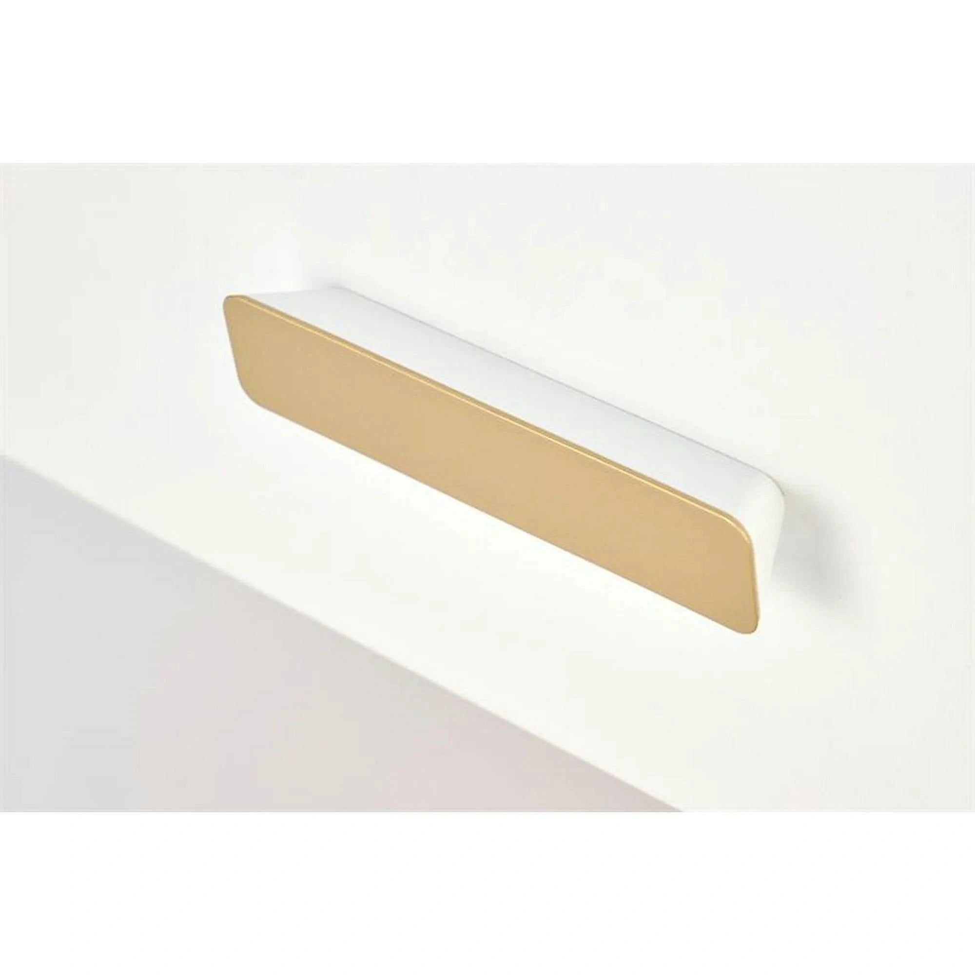 Noptiera SILVIA, alb/auriu, PAL laminat/polipropilena, 40x40x52 cm