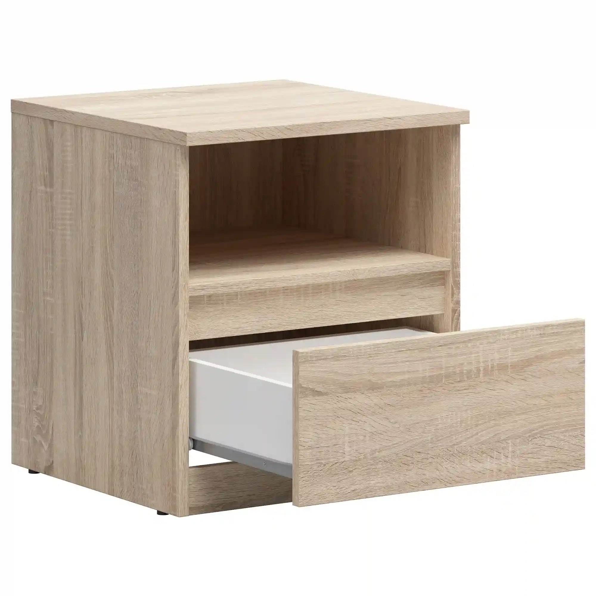 Noptiera TETRIX, stejar sonoma, PAL laminat, 45x45x51 cm