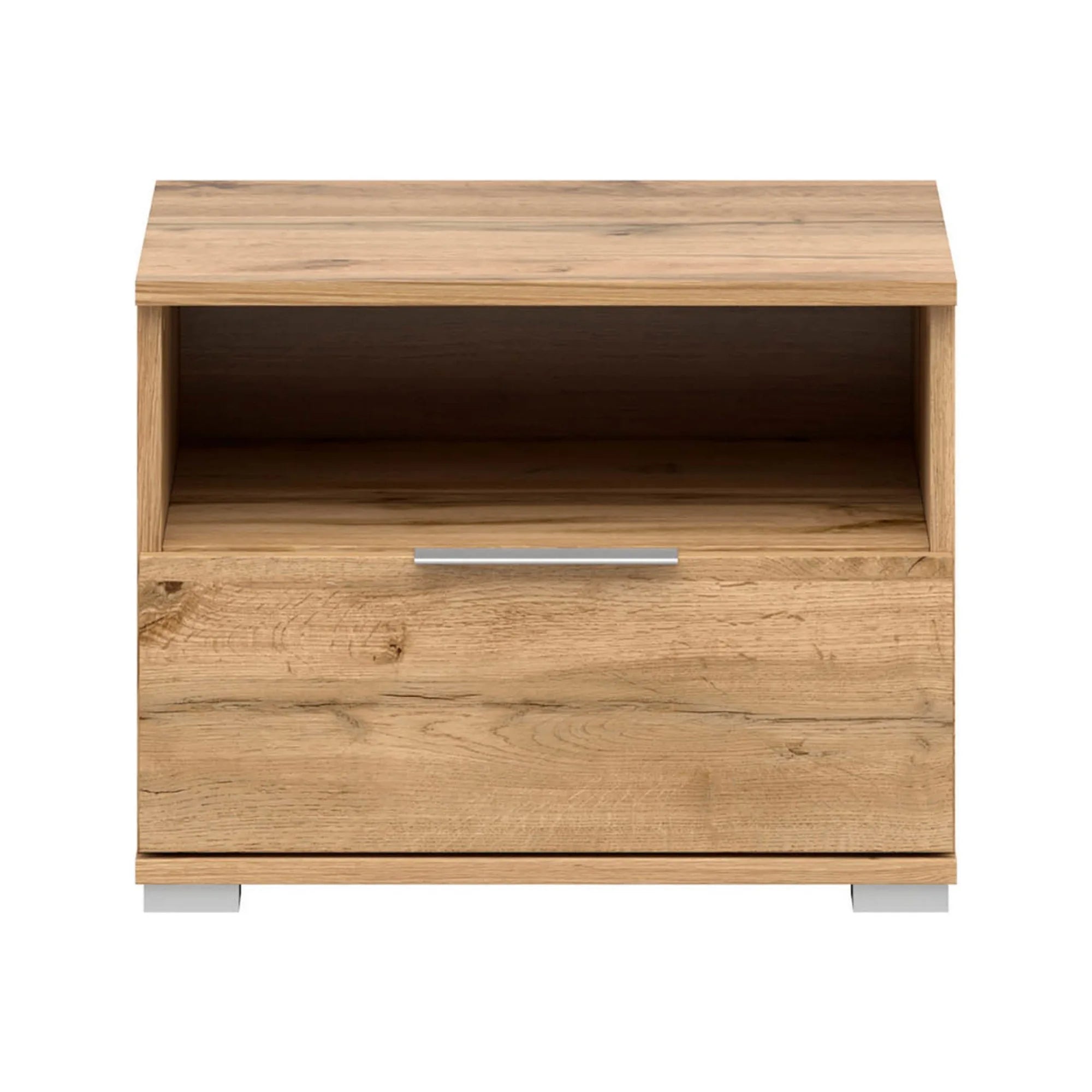 Noptiera ZELE, stejar wotan, PAL, 50x41x39 cm