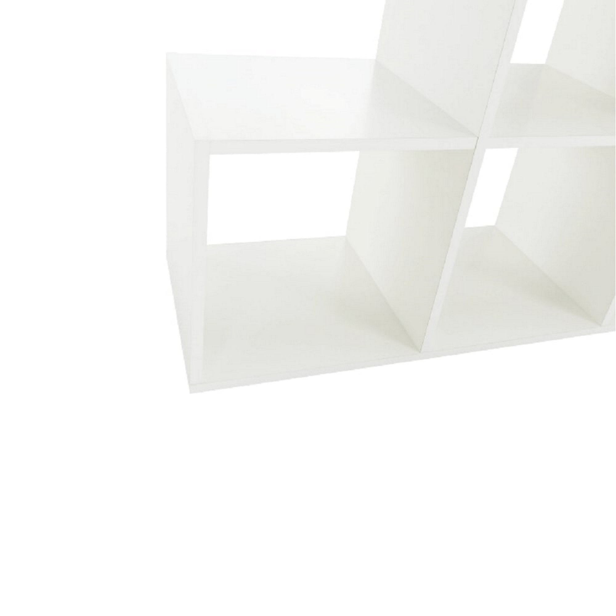 Biblioteca NORAH, alb, PAL melaminat, 139x33x144 cm