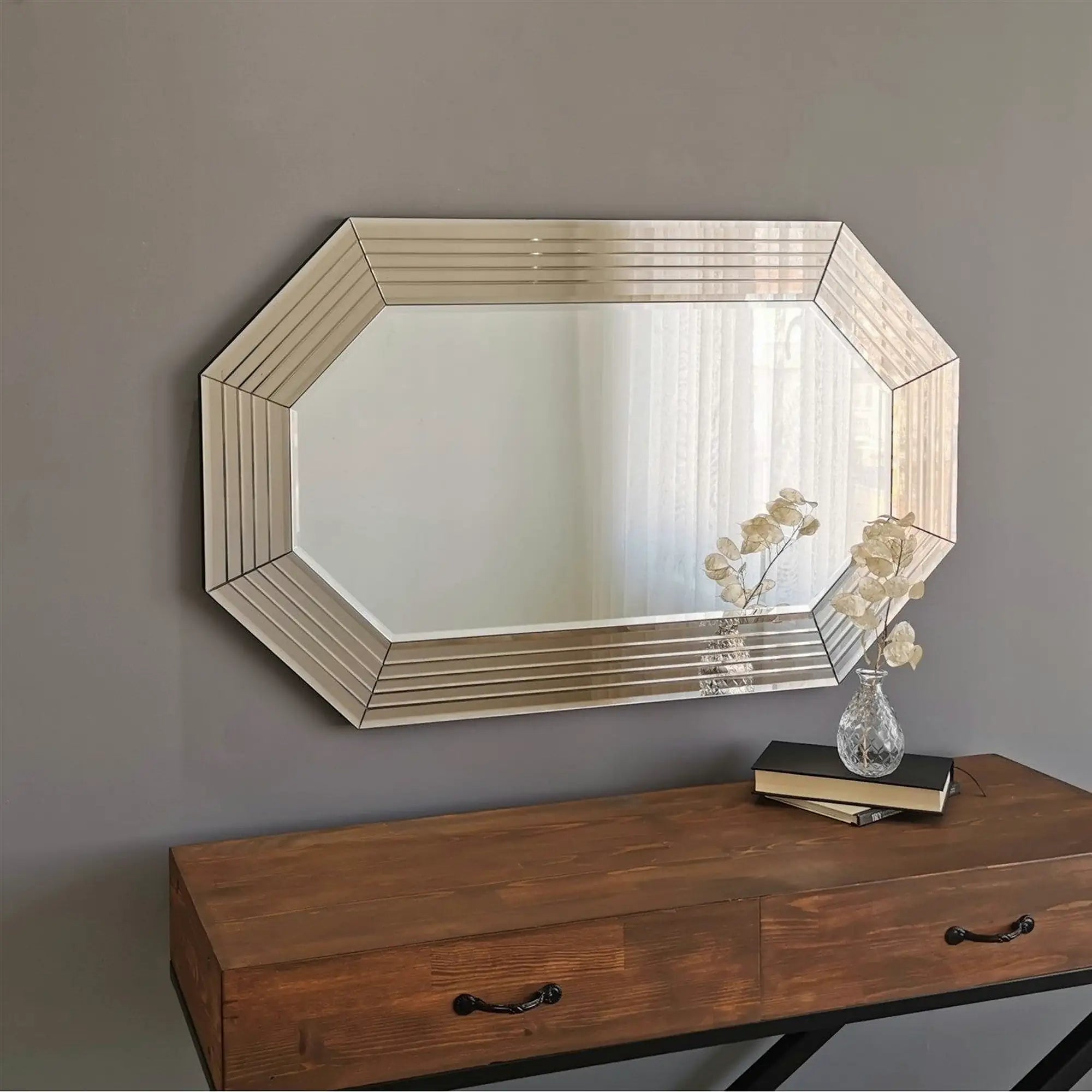 Oglinda A312Y, bronz, 100x3x60 cm