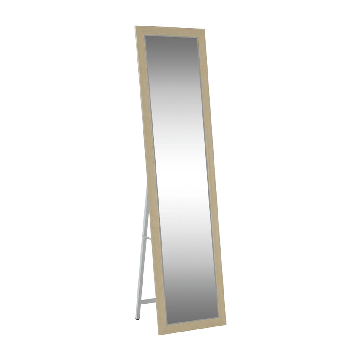 Oglinda ASUEL, bej/gri, metal/plastic, 44x150 cm