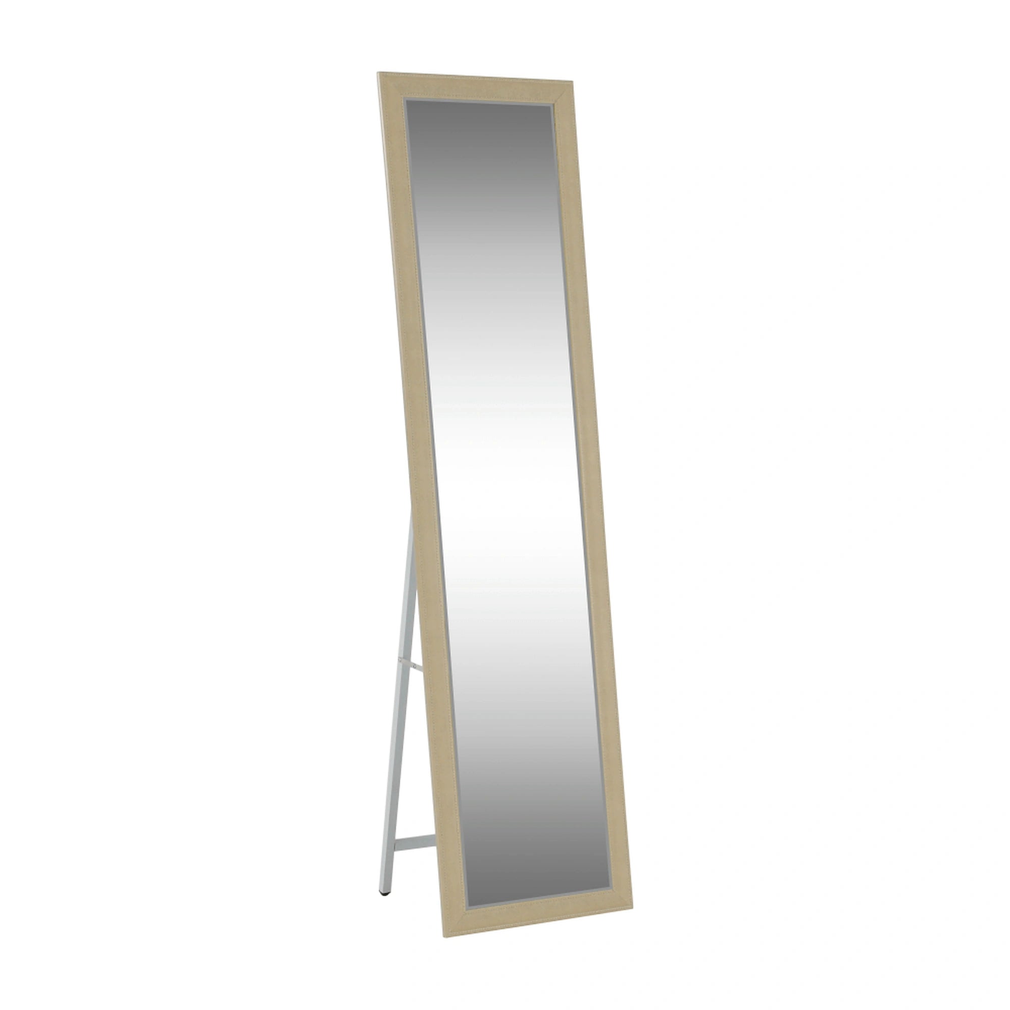 Oglinda ASUEL, bej/gri, metal/plastic, 44x150 cm