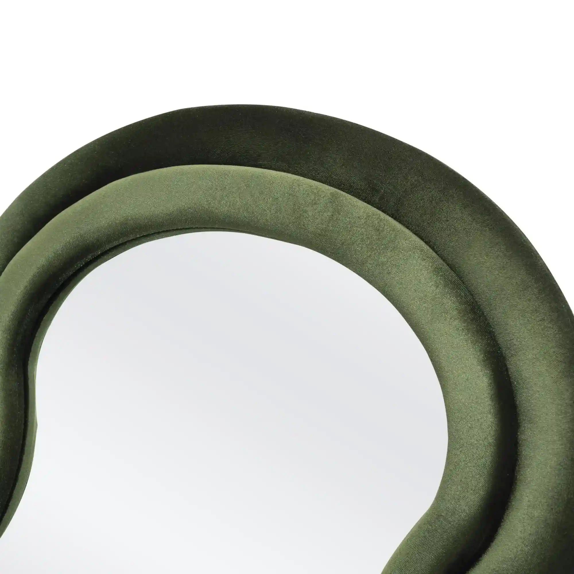 Oglinda CONFETTO, verde olive, stofa catifelata, 70x160 cm