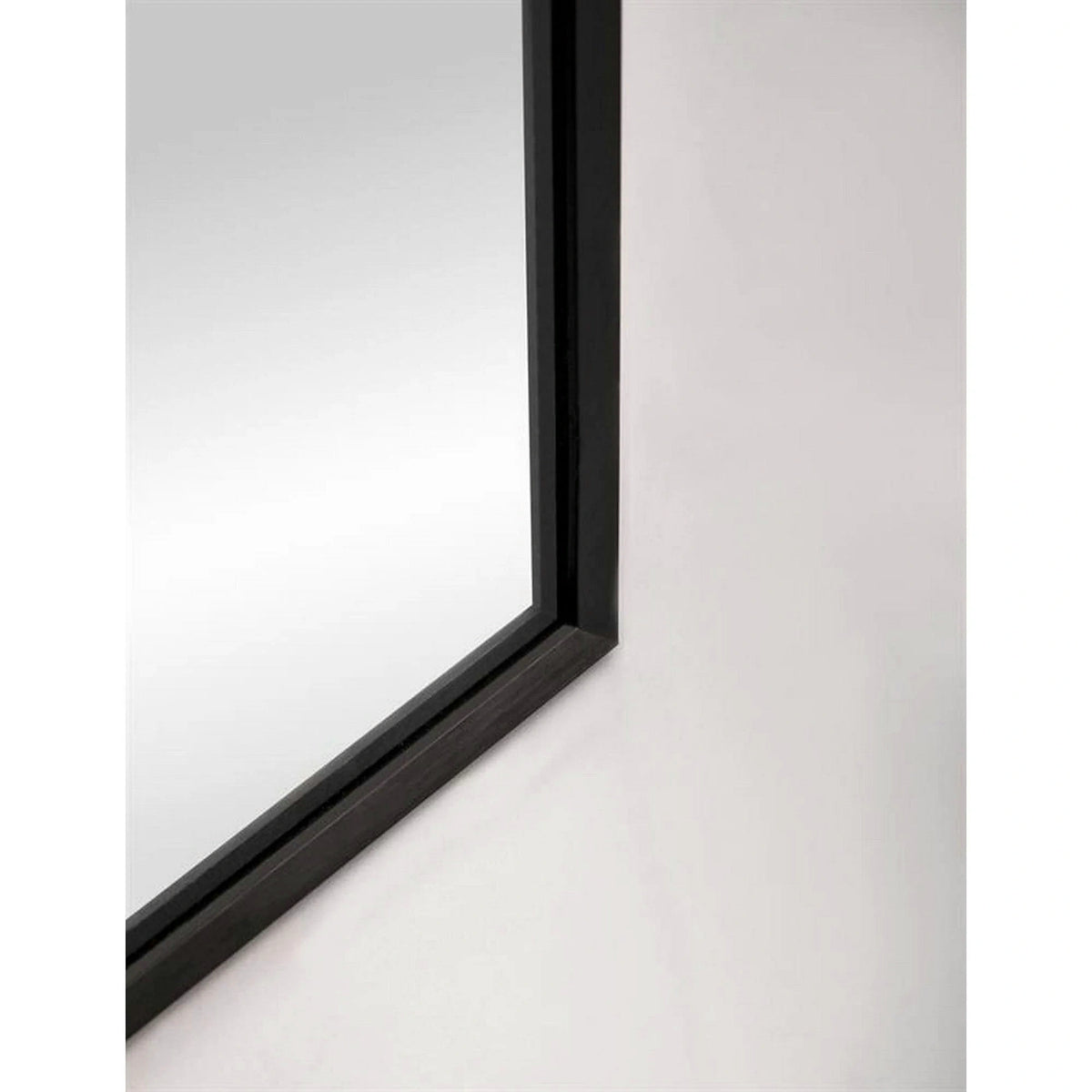 Oglinda CURIO, negru, 60x120 cm