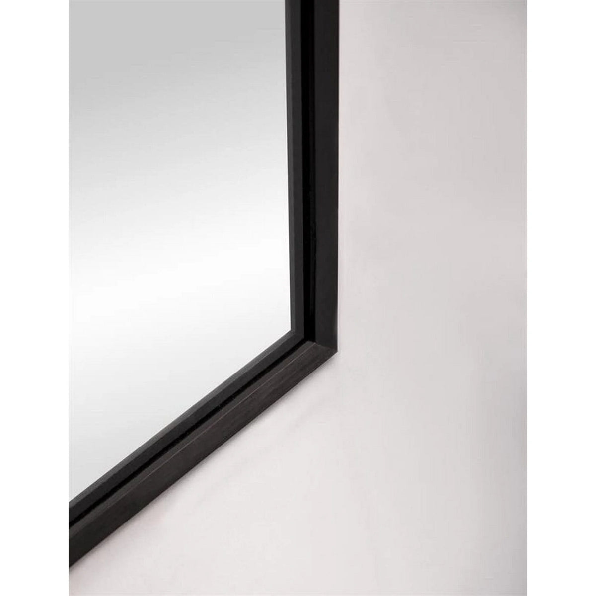 Oglinda CURIO, negru, 60x120 cm