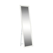 Oglinda LAVAL, alb/auriu, metal/lemn, 40x150 cm