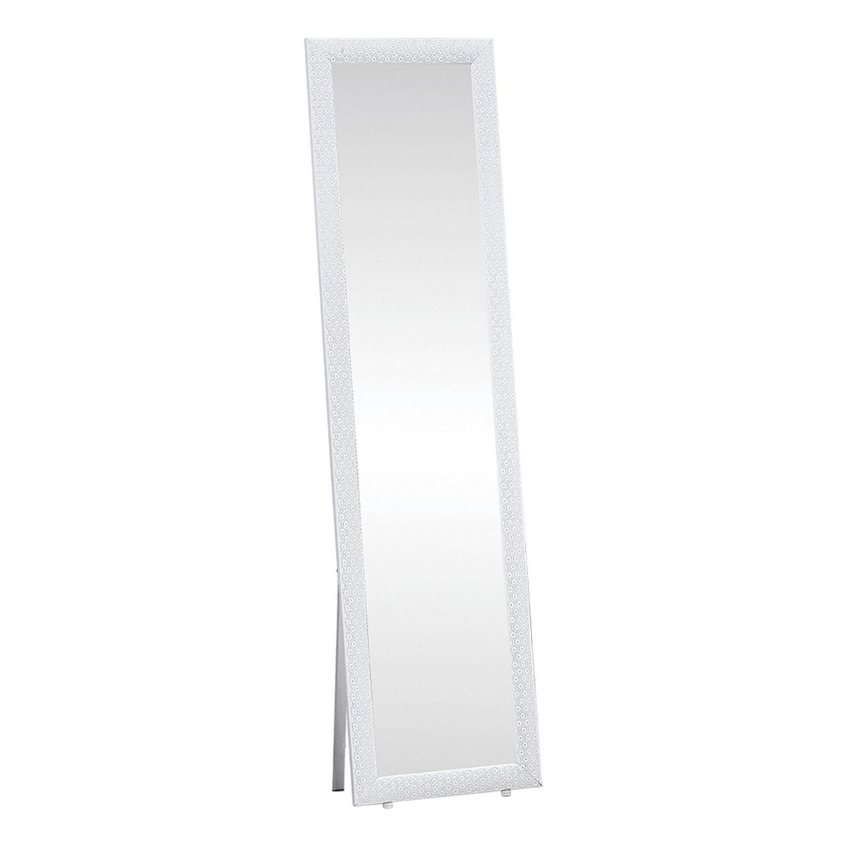 Oglinda LAVAL, alb, metal/lemn, 40x150 cm