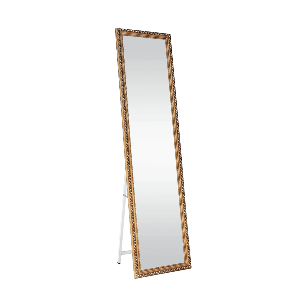 Oglinda LAVAL, auriu, metal/lemn, 40x150 cm