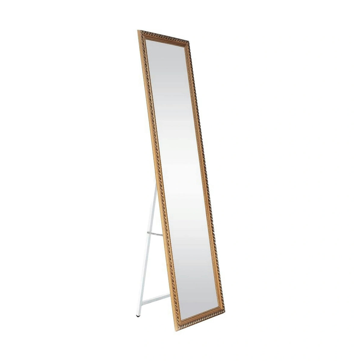 Oglinda LAVAL, auriu, metal/lemn, 40x150 cm