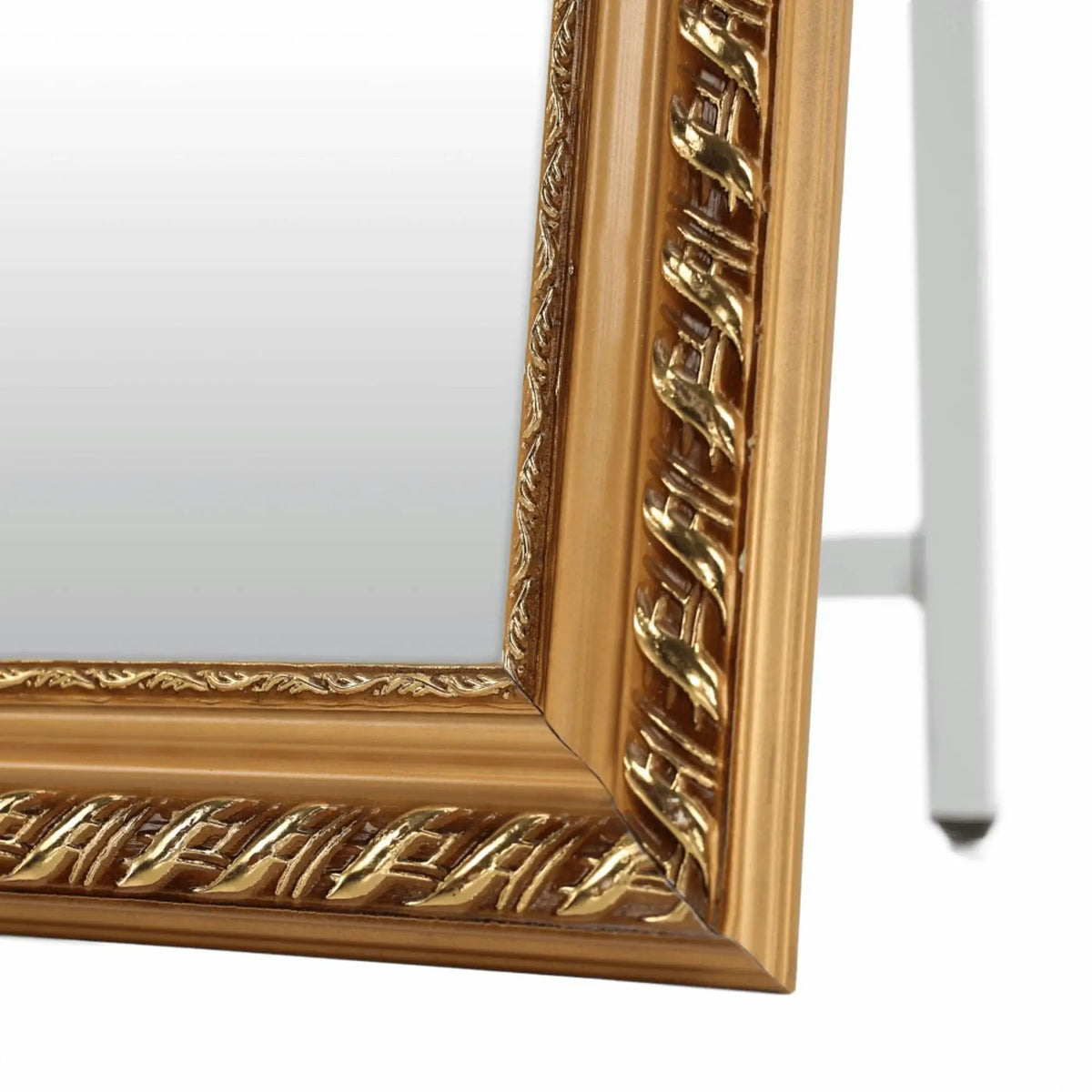 Oglinda LAVAL, auriu, metal/lemn, 40x150 cm