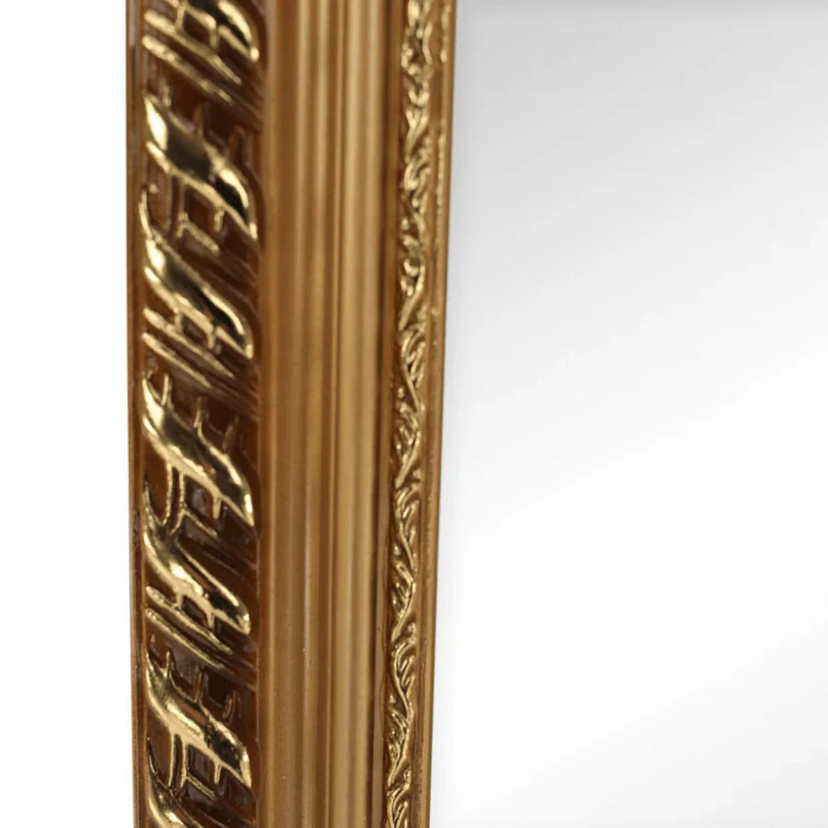 Oglinda LAVAL, auriu, metal/lemn, 40x150 cm