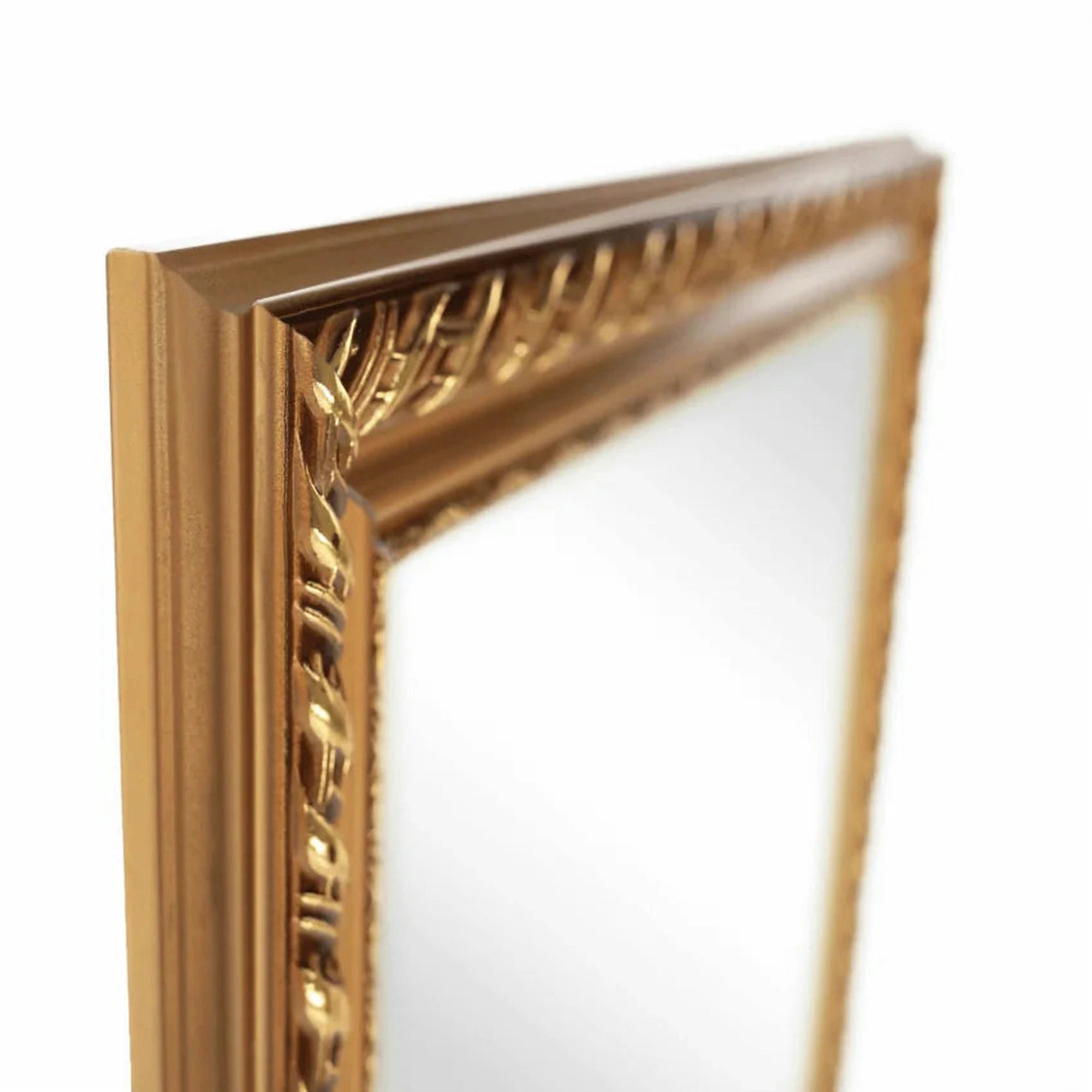 Oglinda LAVAL, auriu, metal/lemn, 40x150 cm