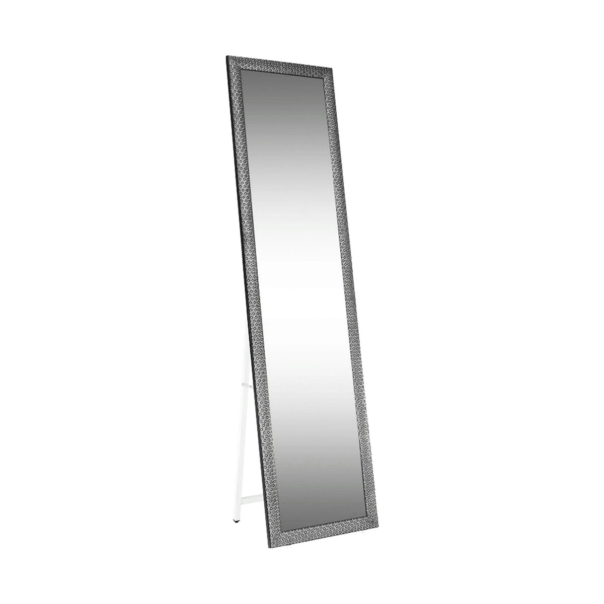 Oglinda LAVAL, negru, metal/lemn, 40x150 cm