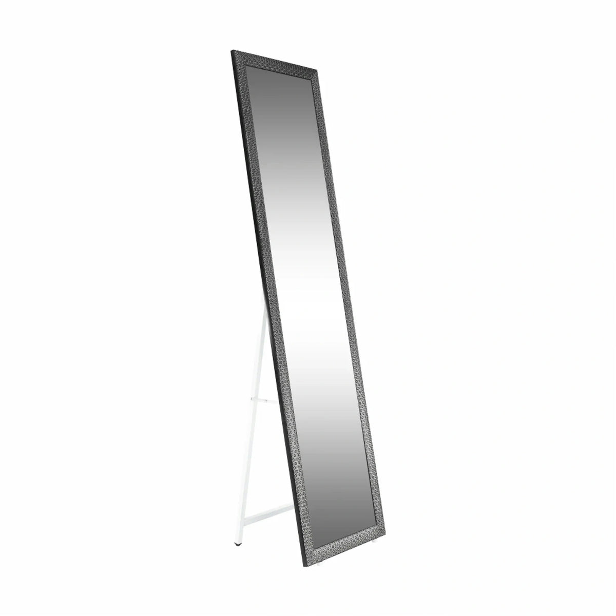Oglinda LAVAL, negru, metal/lemn, 40x150 cm