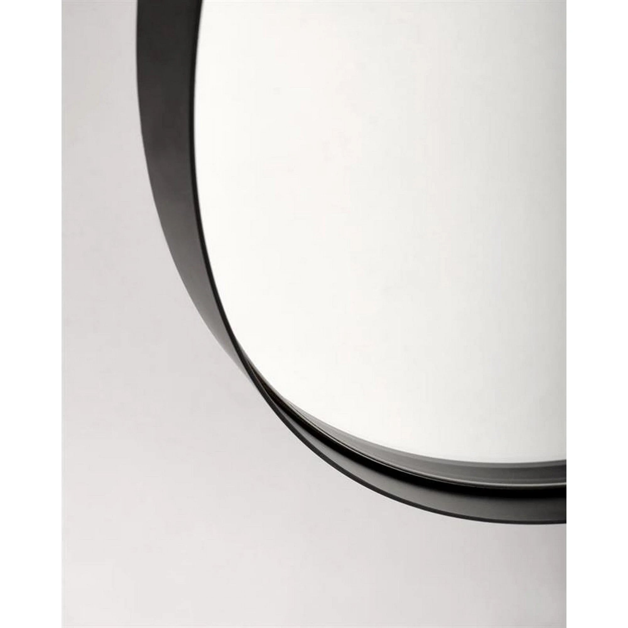 Oglinda PATINA, negru, 70x70 cm