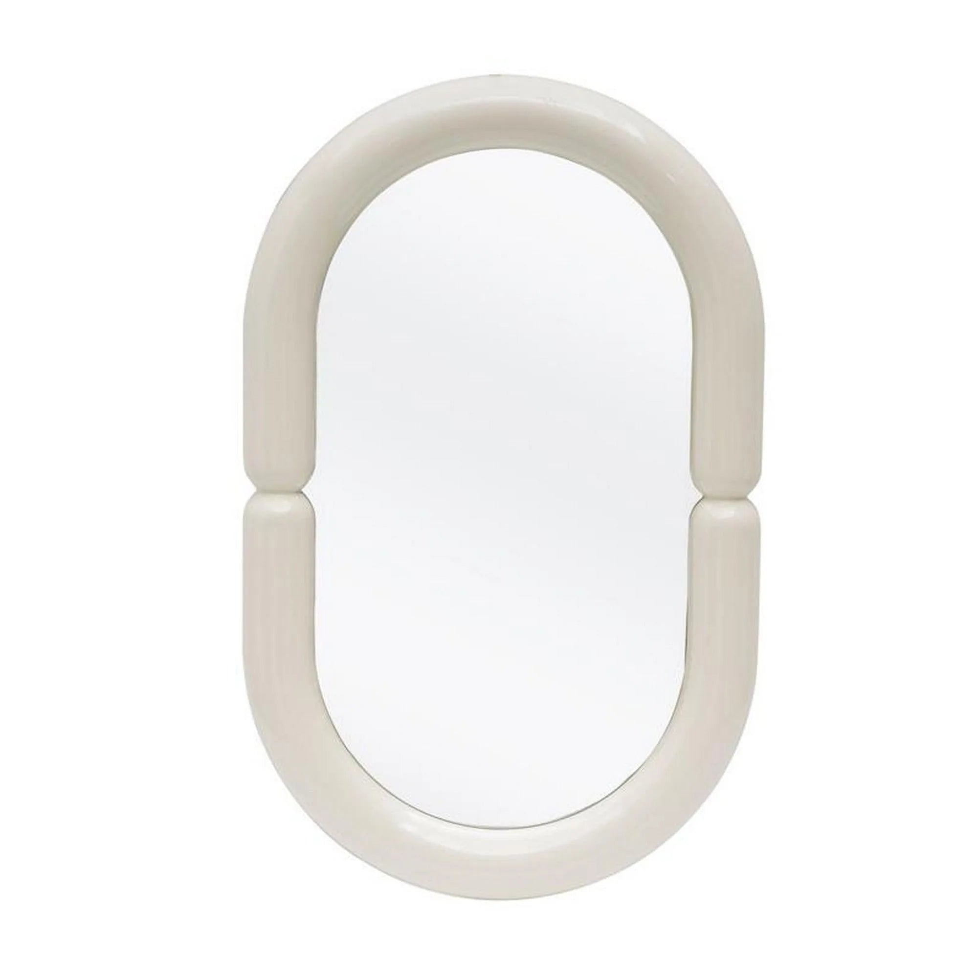 Oglinda POSTER, alb, 50x80 cm