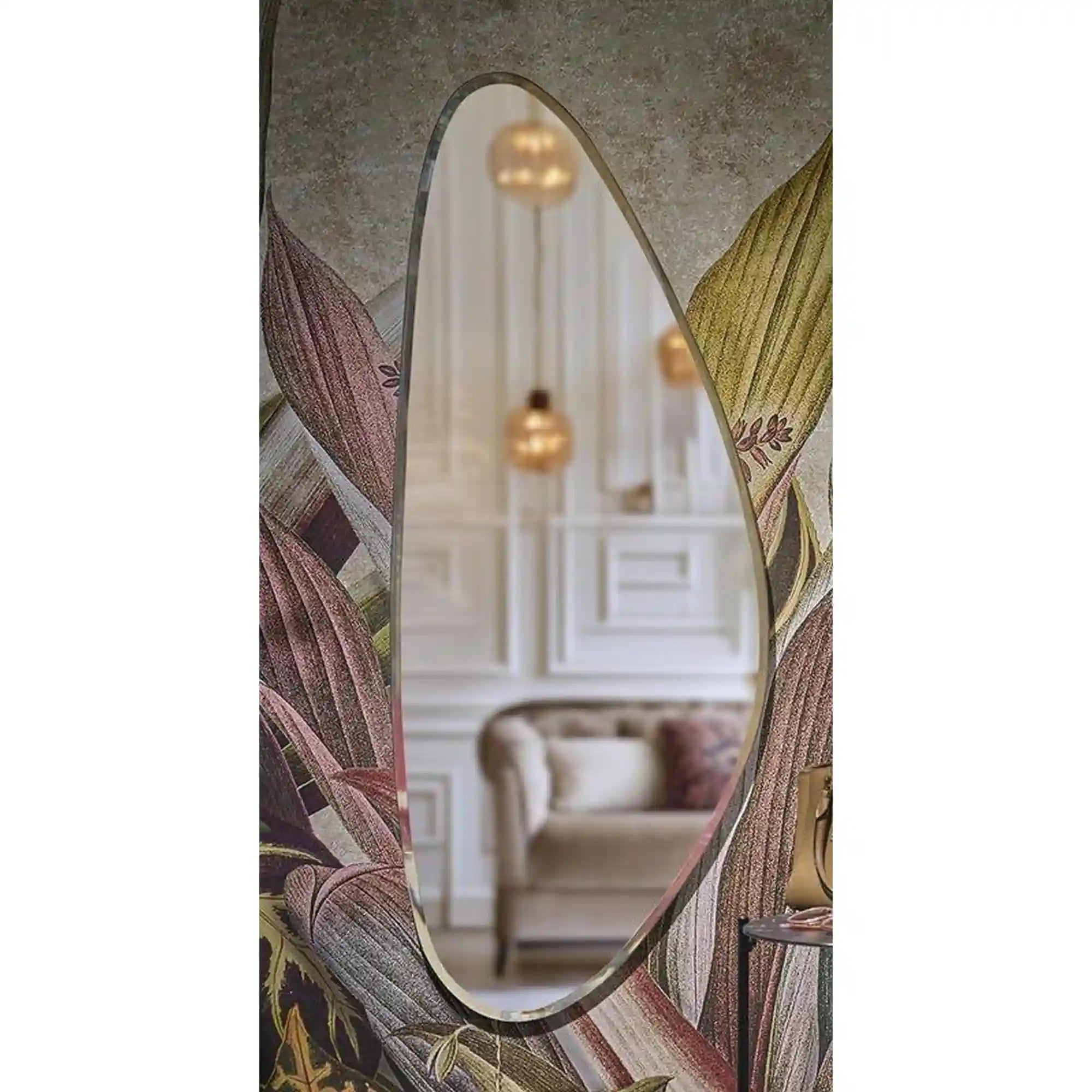 Oglinda SERENITY, argintiu, 50x120 cm