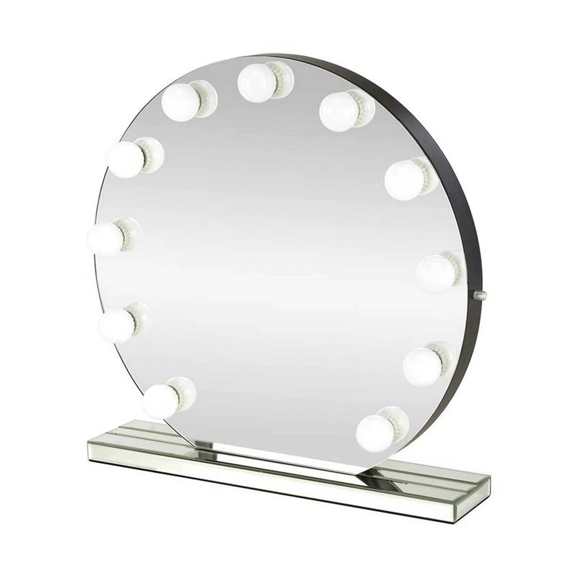 Oglinda TORANO, argintiu, cu iluminare LED, 70x70 cm