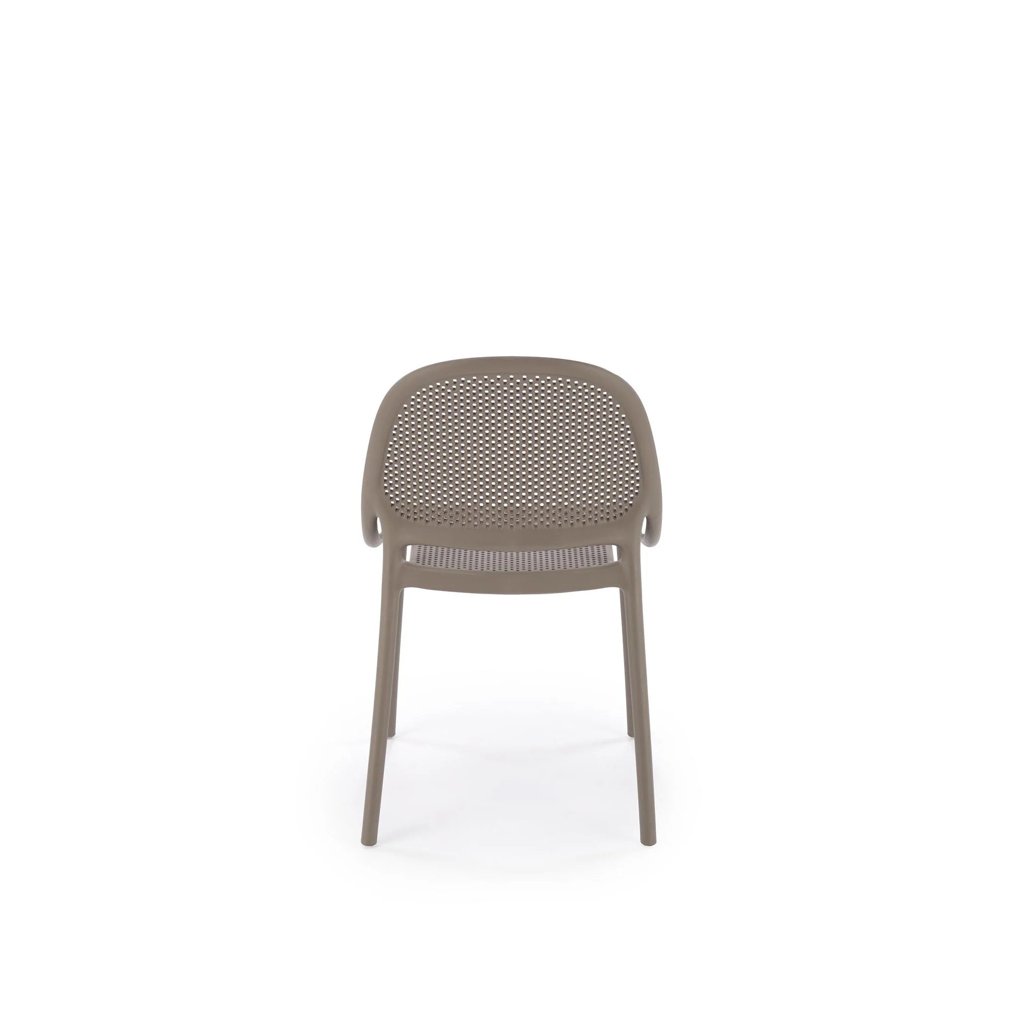 Scaun de gradina K532, grej, polipropilena, 50x56x80 cm