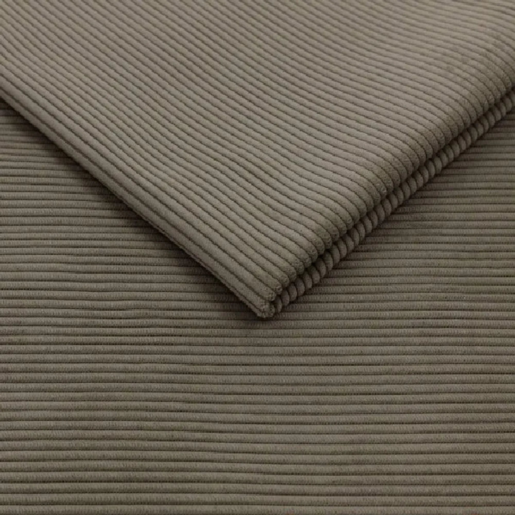 Canapea extensibila GANDI 160, Gama Premium, stofa catifelata grej - Ontario 03, cu tetiere reglabila, 227x102x95 cm