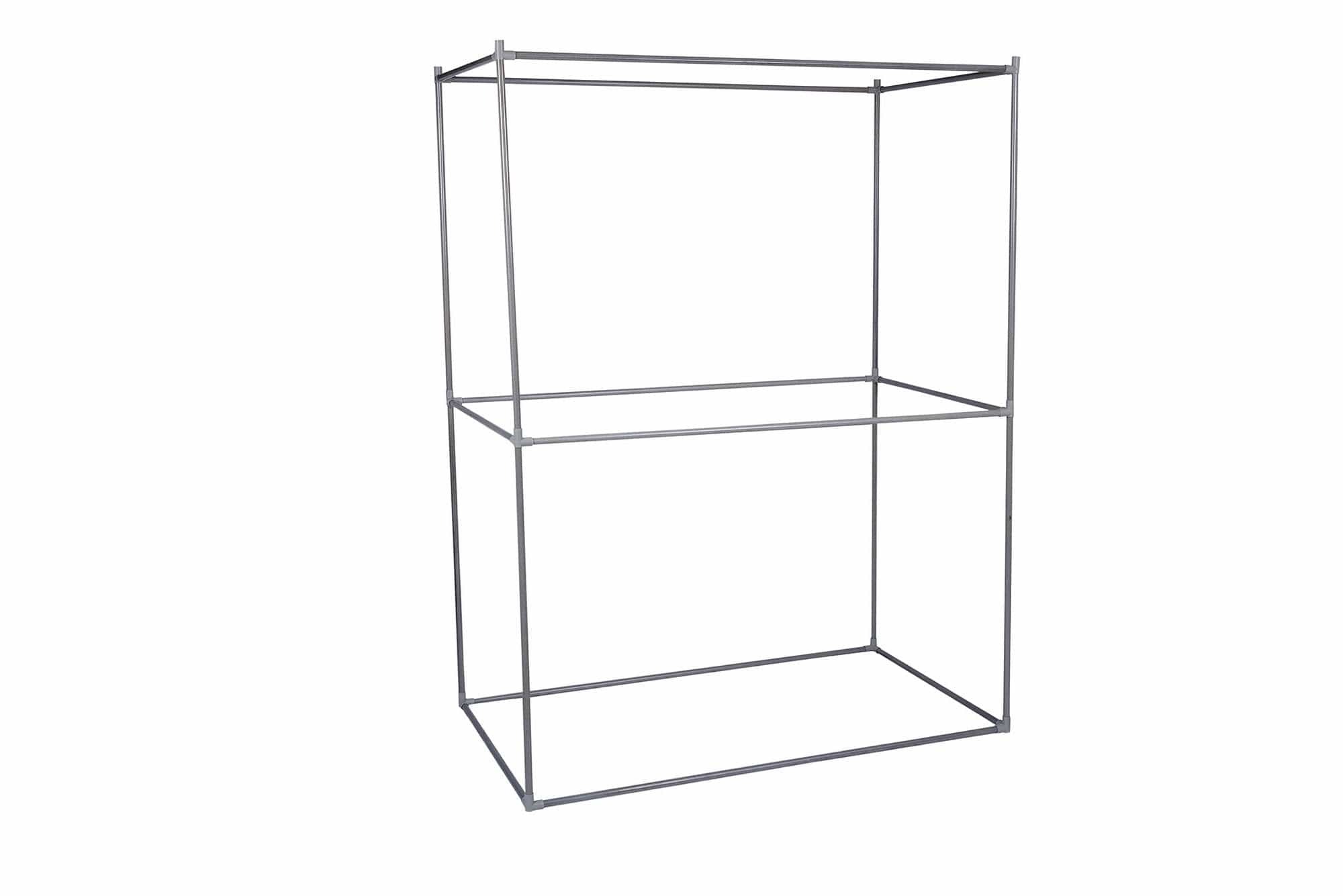 Organizator garderoba 379VLV2204, bej, material textil/metal, 118x45x158 cm
