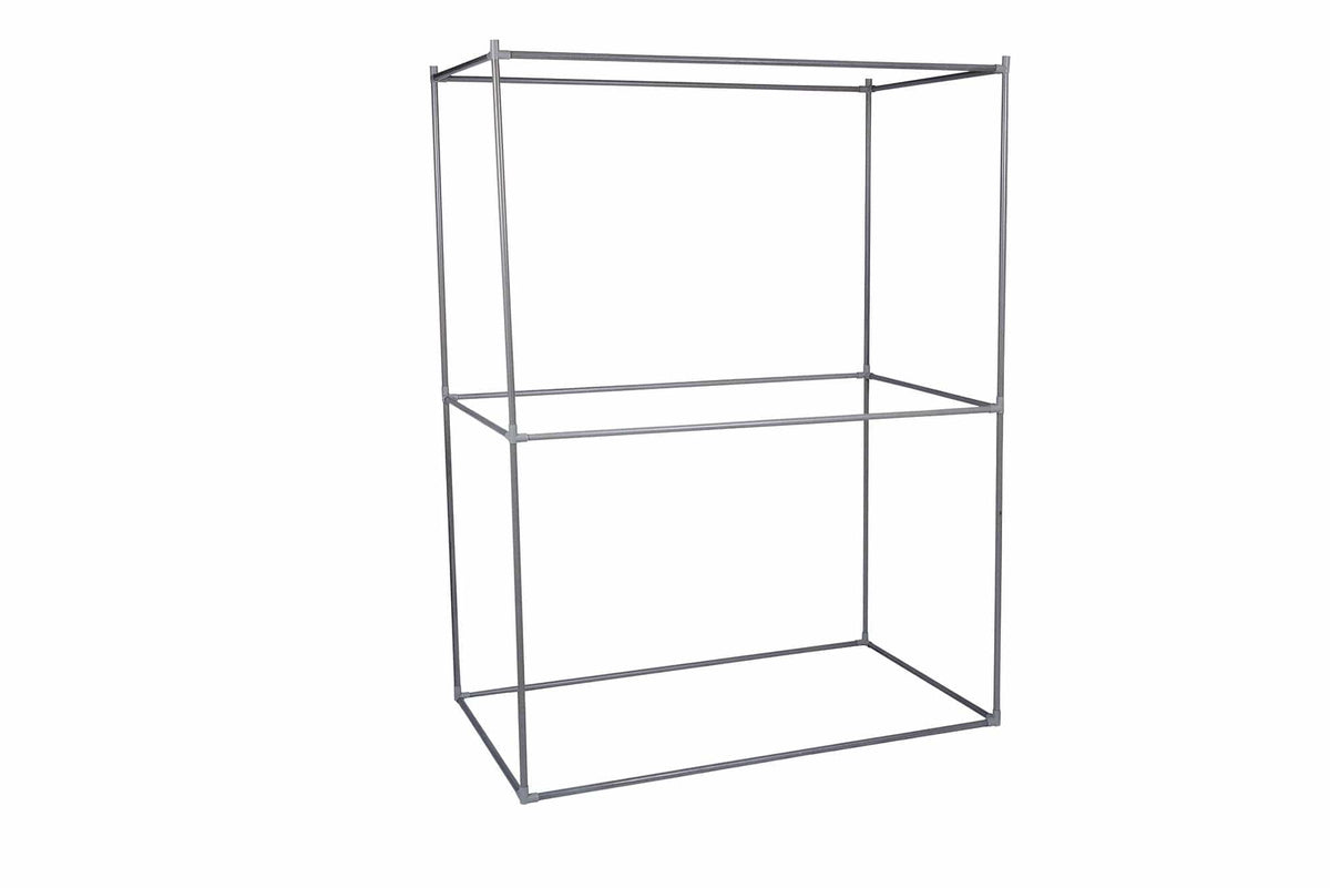 Organizator garderoba 379VLV2204, bej, material textil/metal, 118x45x158 cm