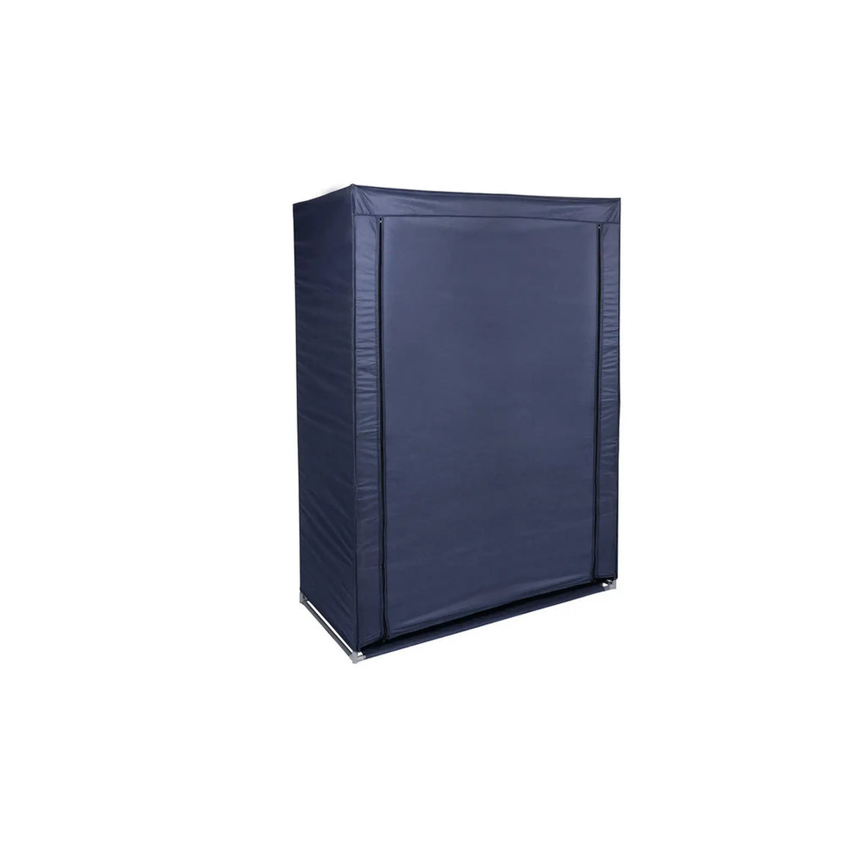 Organizator garderoba 379VLV2207, albastru inchis, material textil/metal, 118x45x158 cm