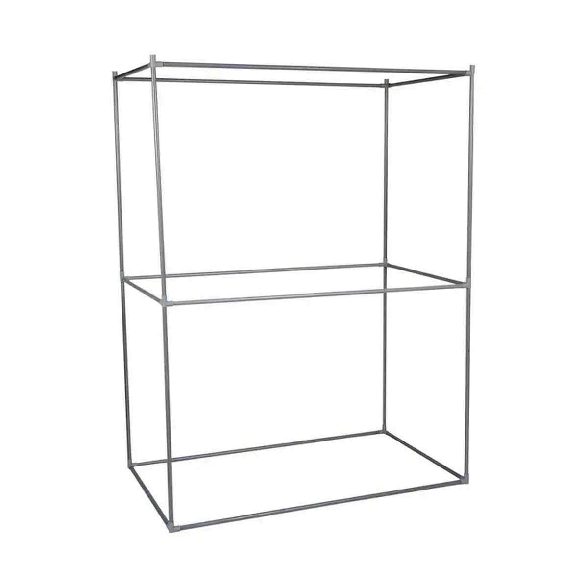 Organizator garderoba 379VLV2208, negru, material textil/metal, 118x45x158 cm