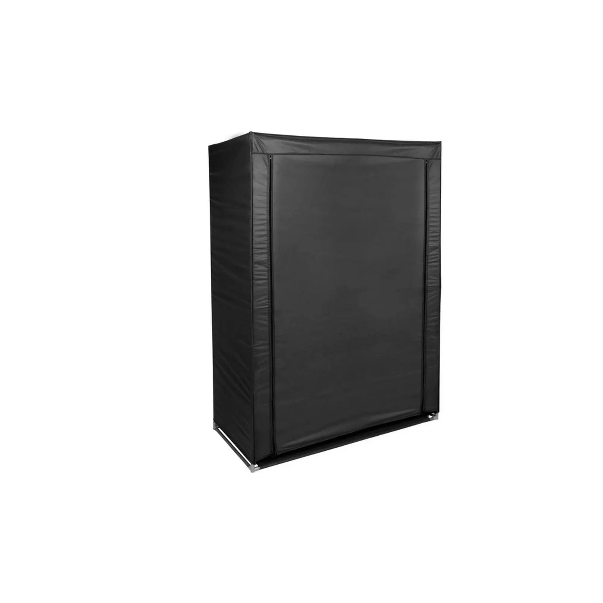 Organizator garderoba 379VLV2208, negru, material textil/metal, 118x45x158 cm