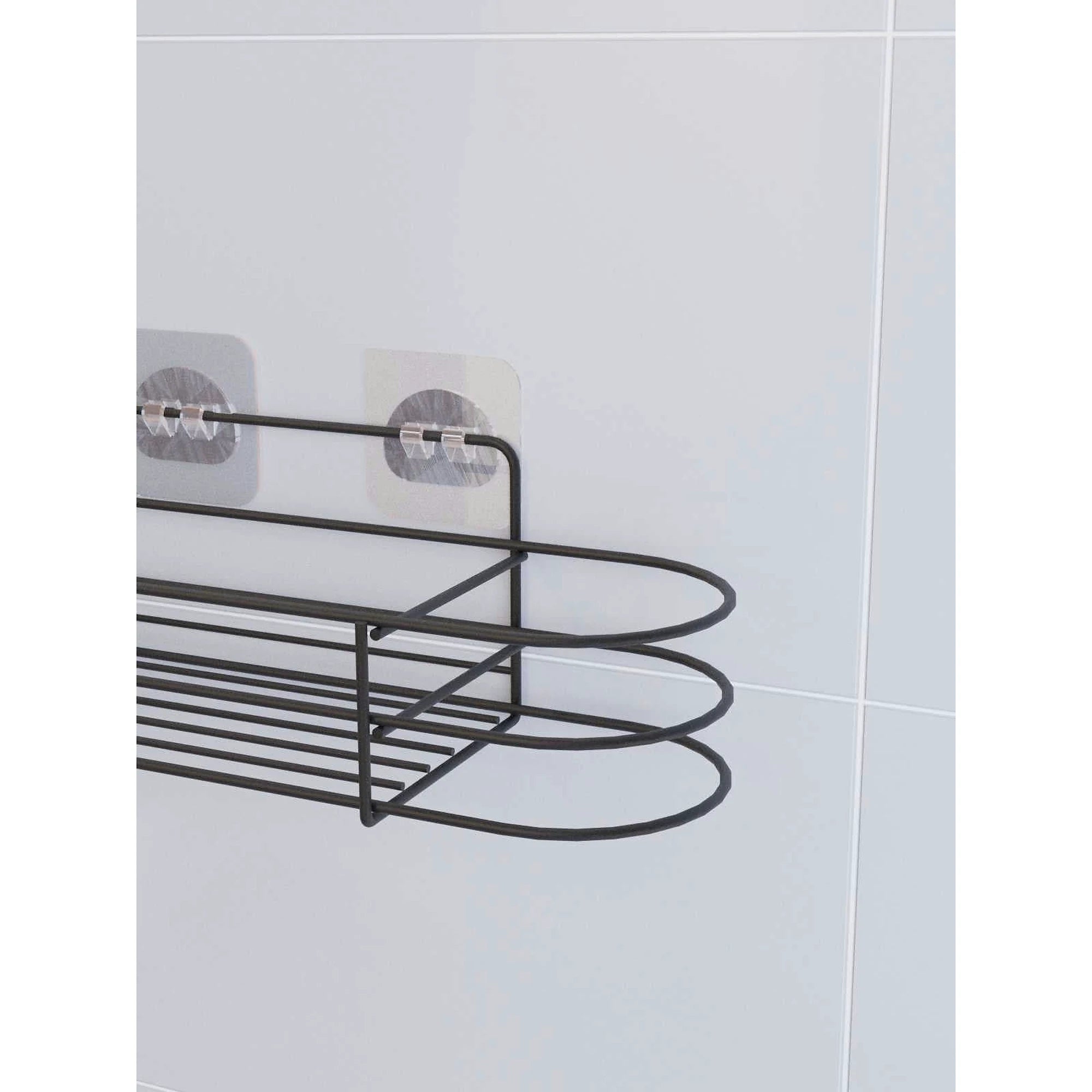 Organizator SY302K, negru, metal, 36x9x12 cm