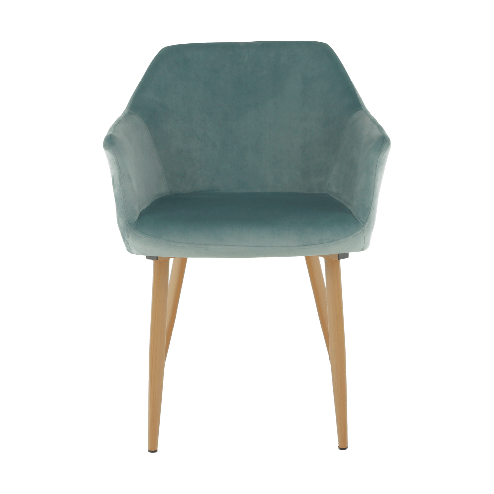 Scaun ODOVEL, menta/fag, tesatura/metal, 56x63x82 cm