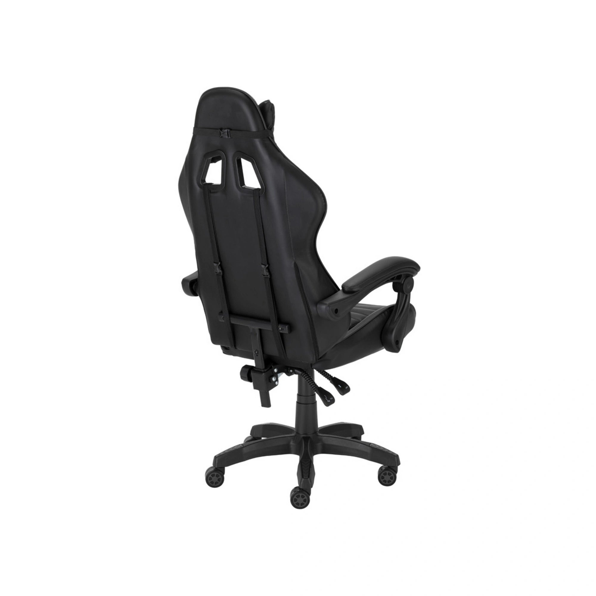 Scaun gaming X-PLAY, negru, piele ecologica, 64x65x123/132 cm