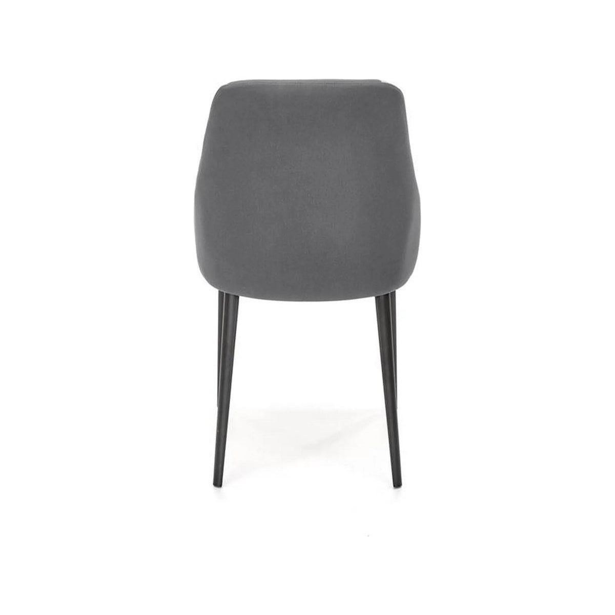 Scaun K470, gri/negru, stofa clasica/metal, 48x62x85 cm