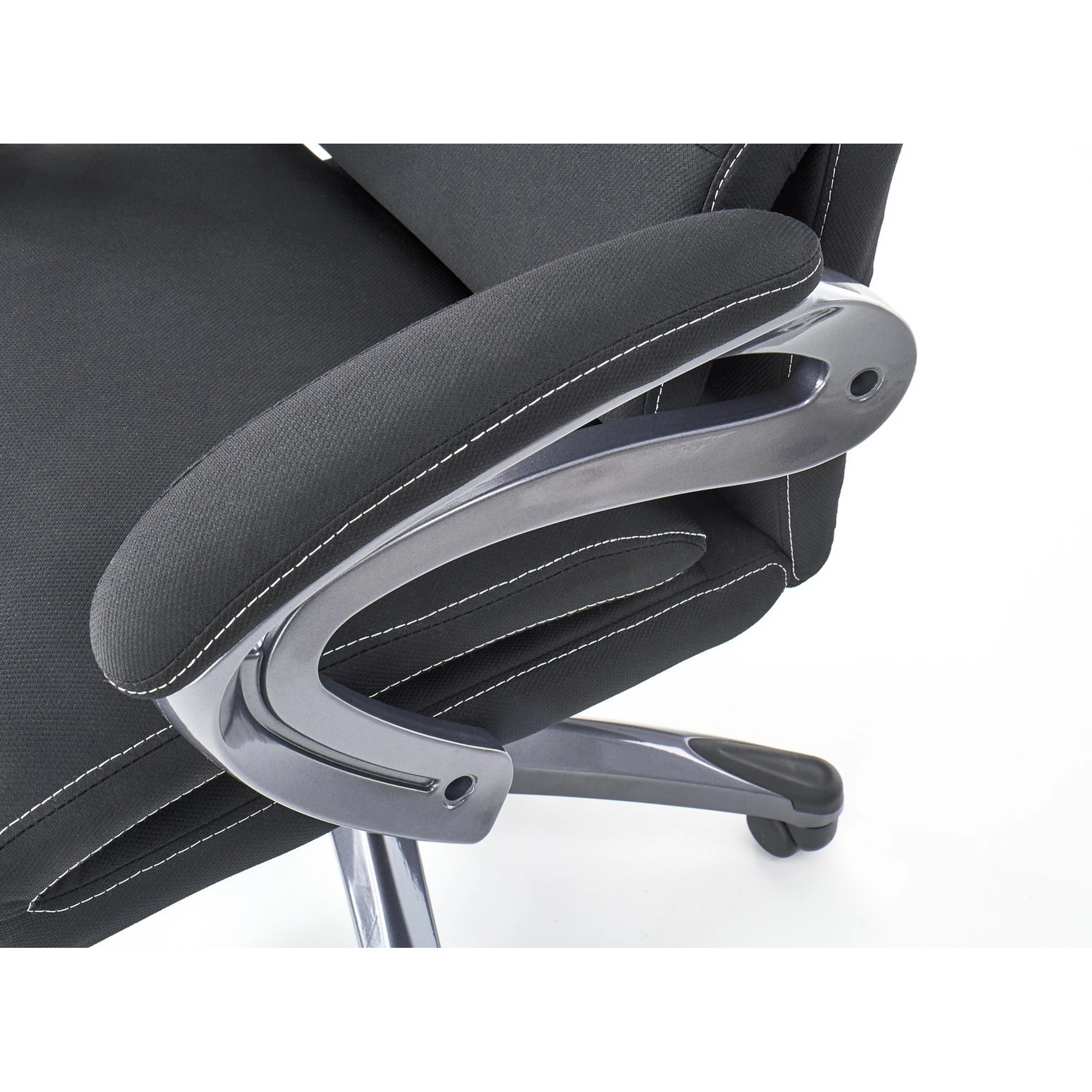 Scaun birou SIDNEY, negru, stofa, 65x70x117/125 cm