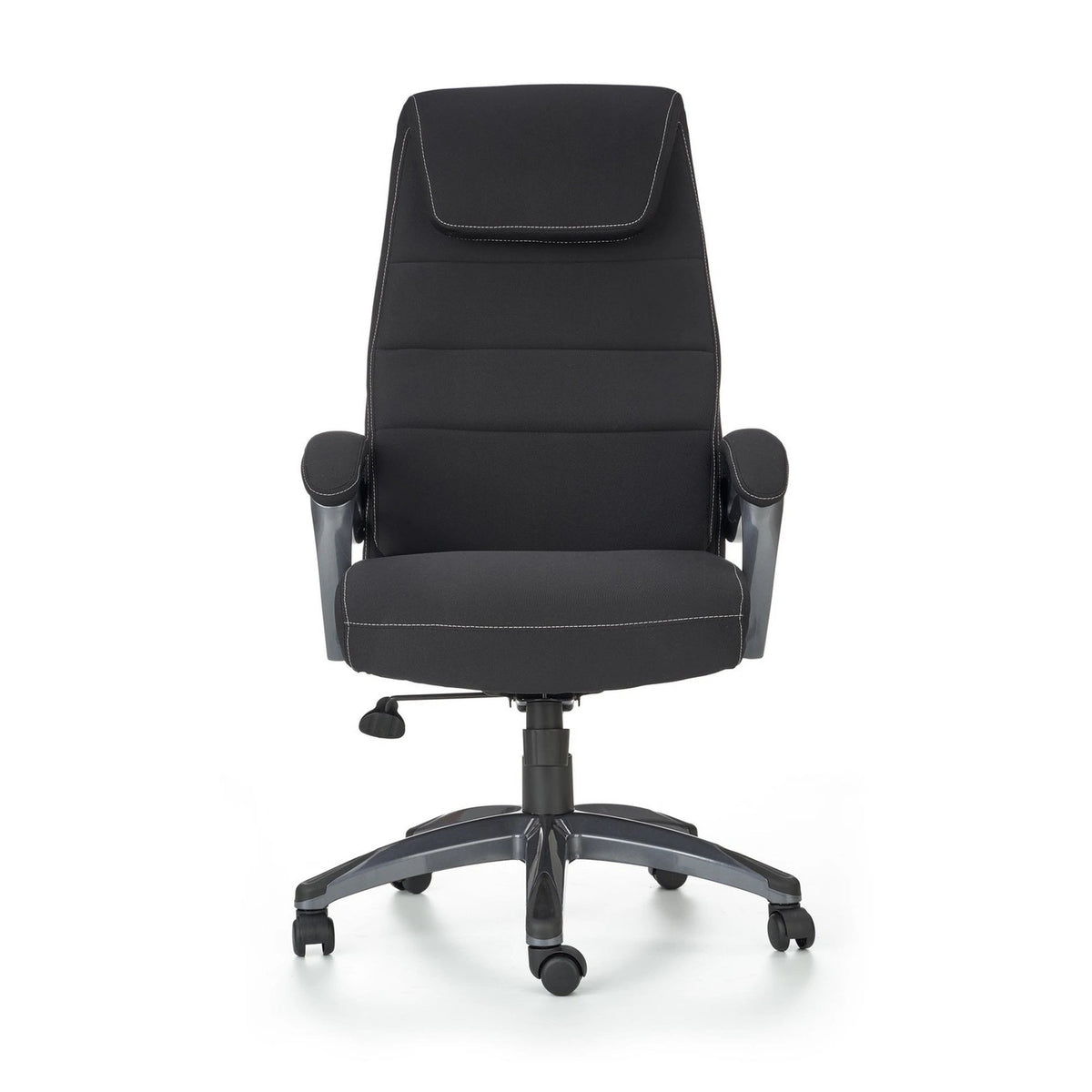 Scaun birou SIDNEY, negru, stofa, 65x70x117/125 cm