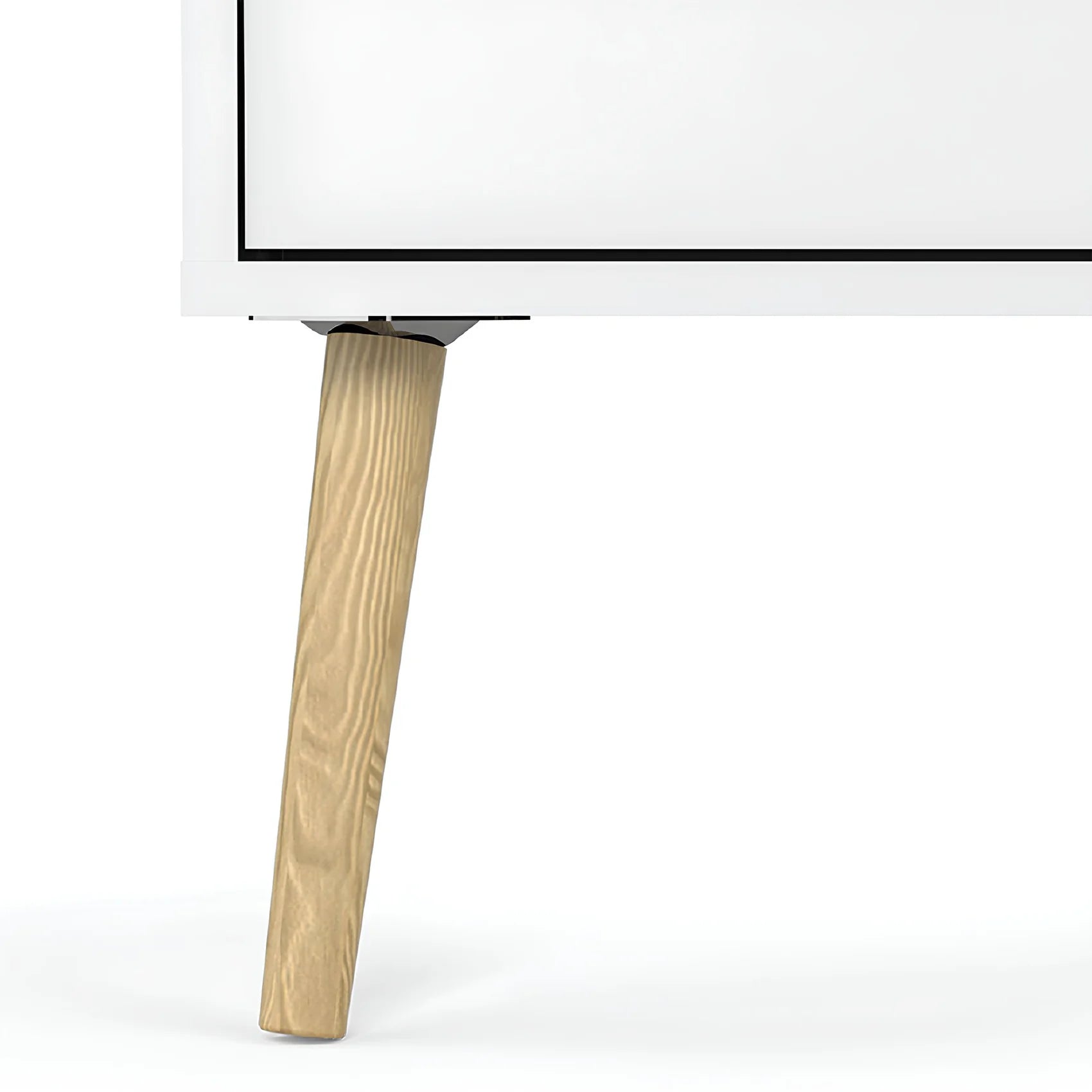 Comoda OSLO 75456, stejar sonoma/alb, DTD laminat, 99x39x101 cm
