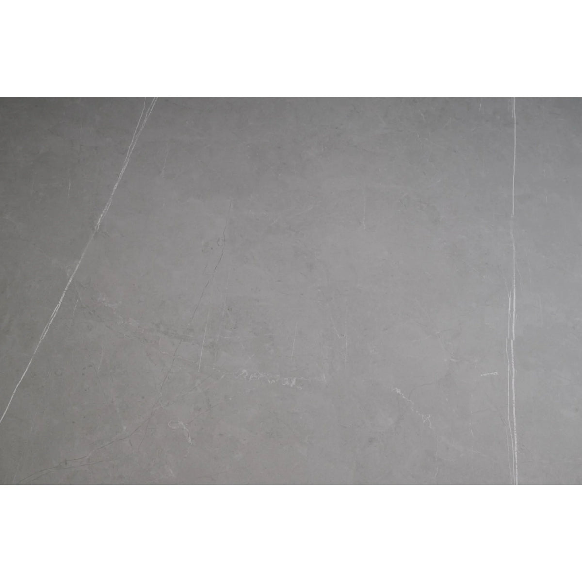 Masa extensibila OSTEN, gri cu efect de marmura/negru, 110/140x80x76 cm
