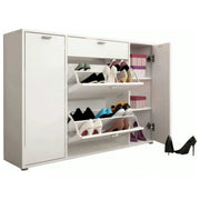 Pantofar ANABELA, alb, PAL melaminat, 120x28x85 cm