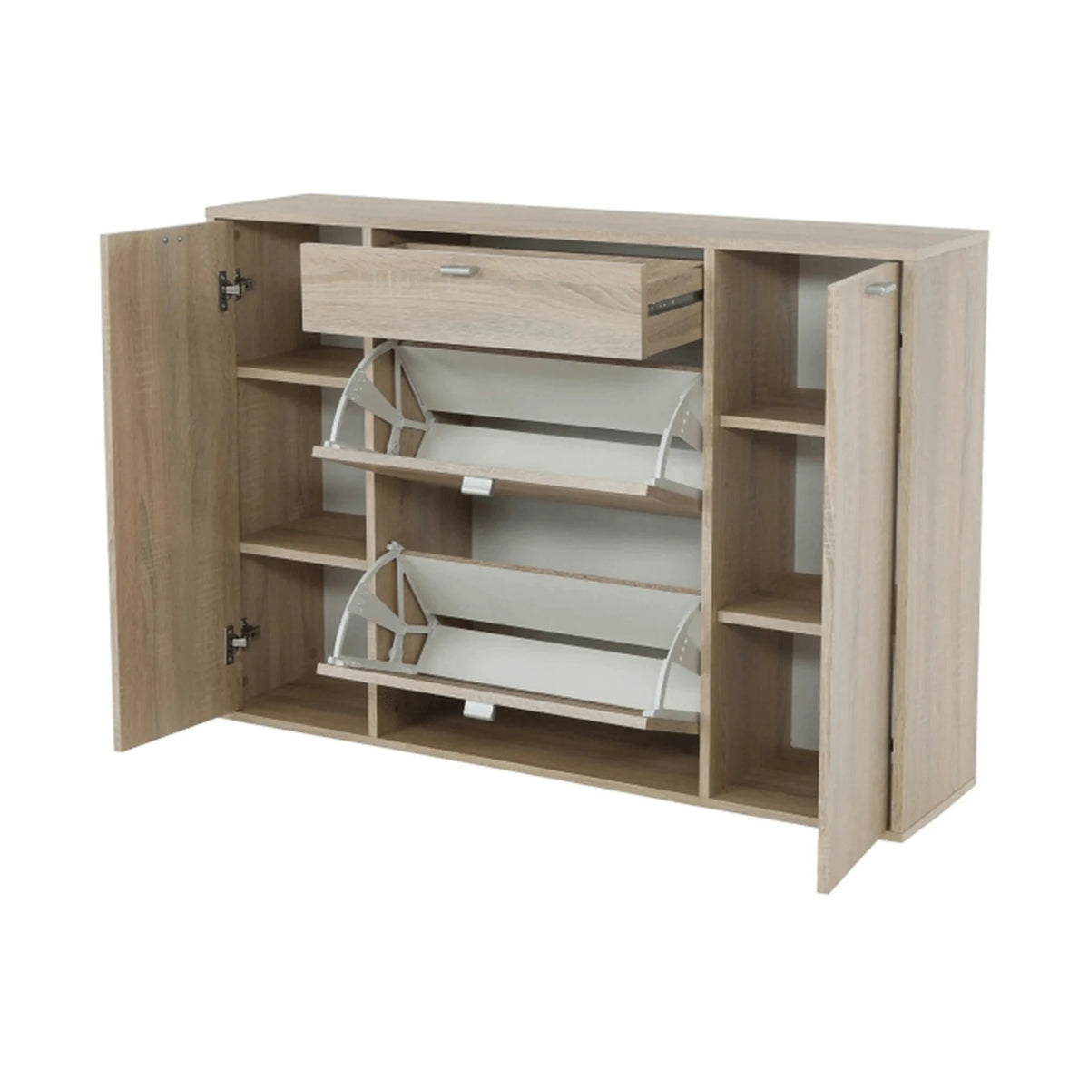 Pantofar ANABELA, stejar sonoma, PAL melaminat, 120x28x85 cm