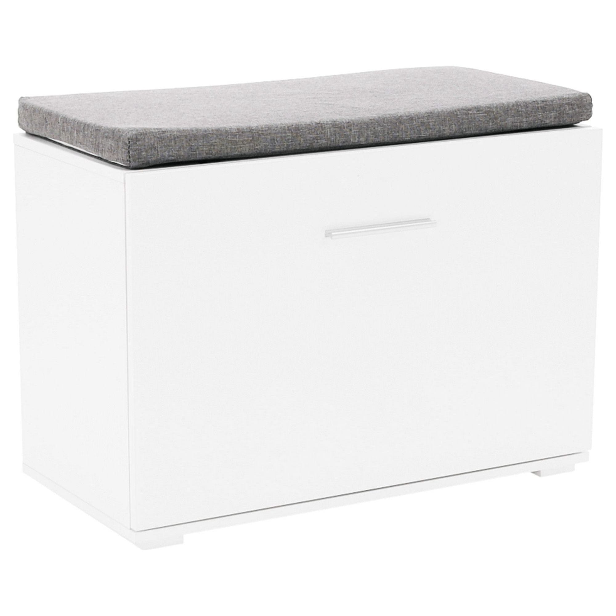 Pantofar BOKSA, alb/gri, 60x27x45 cm