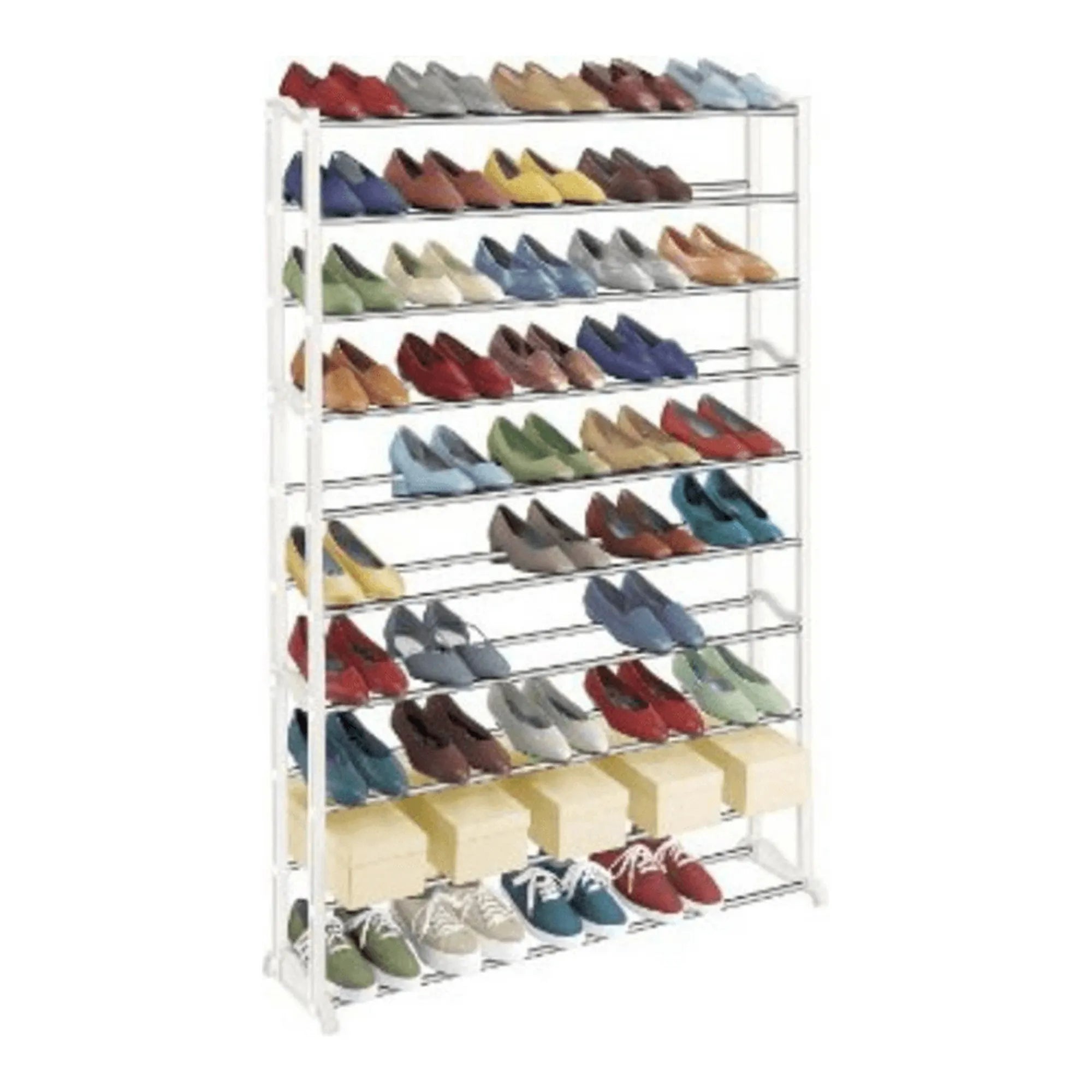 Pantofar BOTIS TYP 1, alb, plastic/metal, 90x16x140 cm