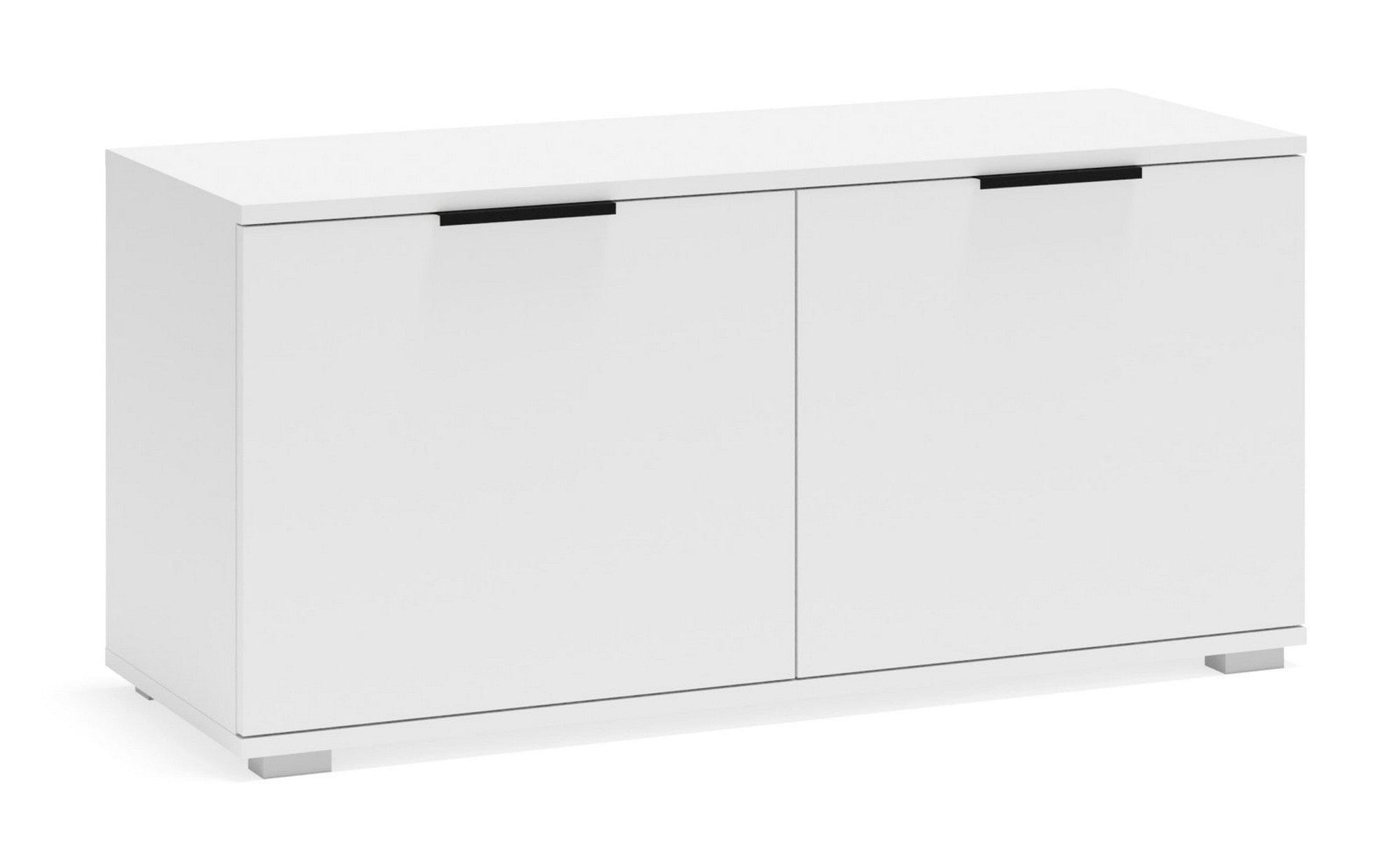 Pantofar CLIF ST-100, alb, PAL laminat, 100x38x48 cm