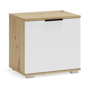 Pantofar CLIF ST-50, stejar artisan/alb, PAL laminat, 50x38x48 cm