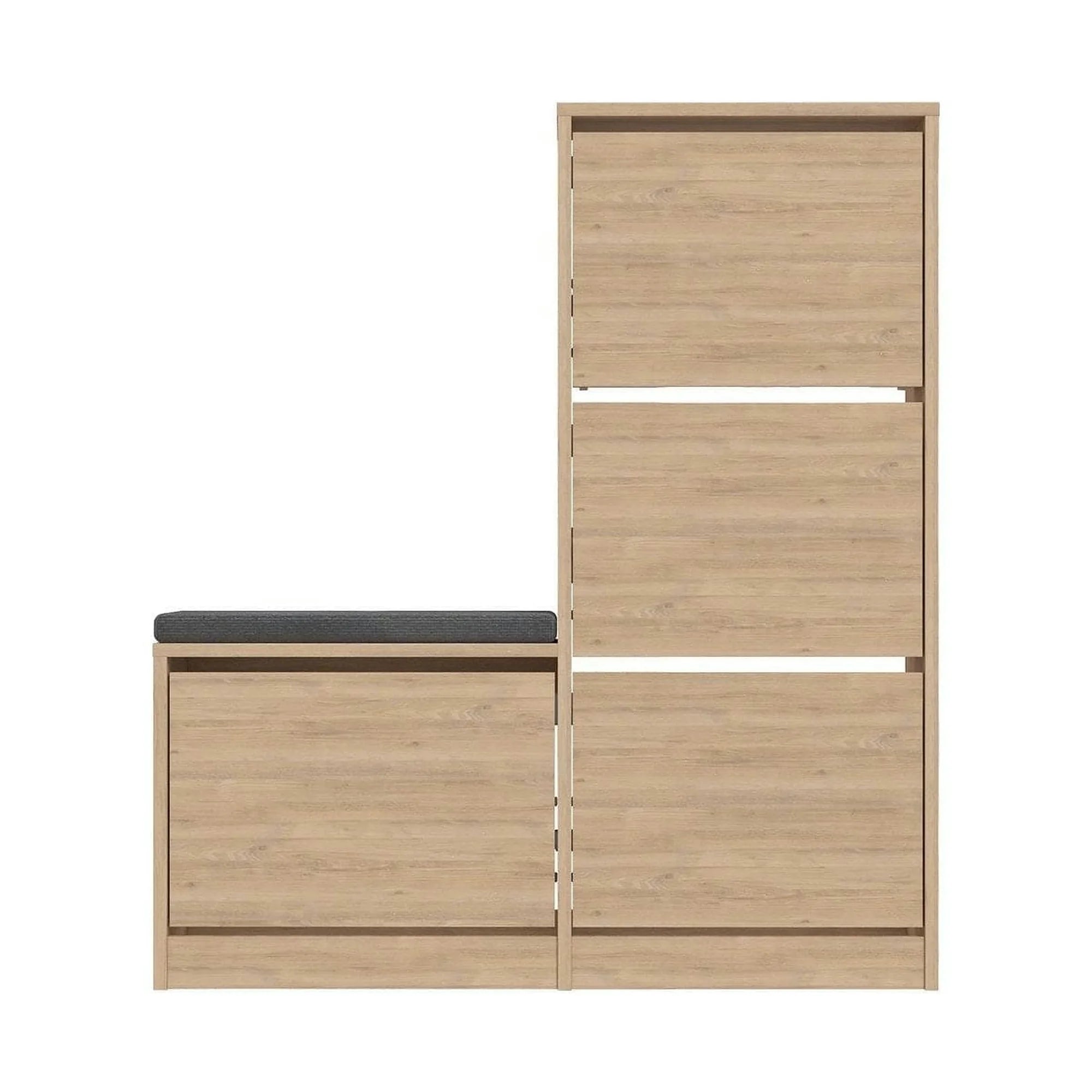 Pantofar DUDE, stejar, PAL melaminat, 105x26x119 cm
