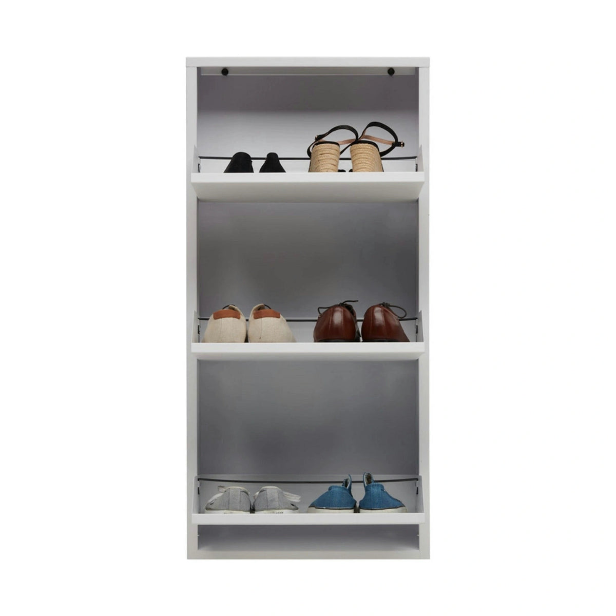Pantofar FLY, alb, metal, 50x15x104 cm