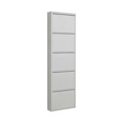 Pantofar FLY, alb, metal, 50x15x170 cm