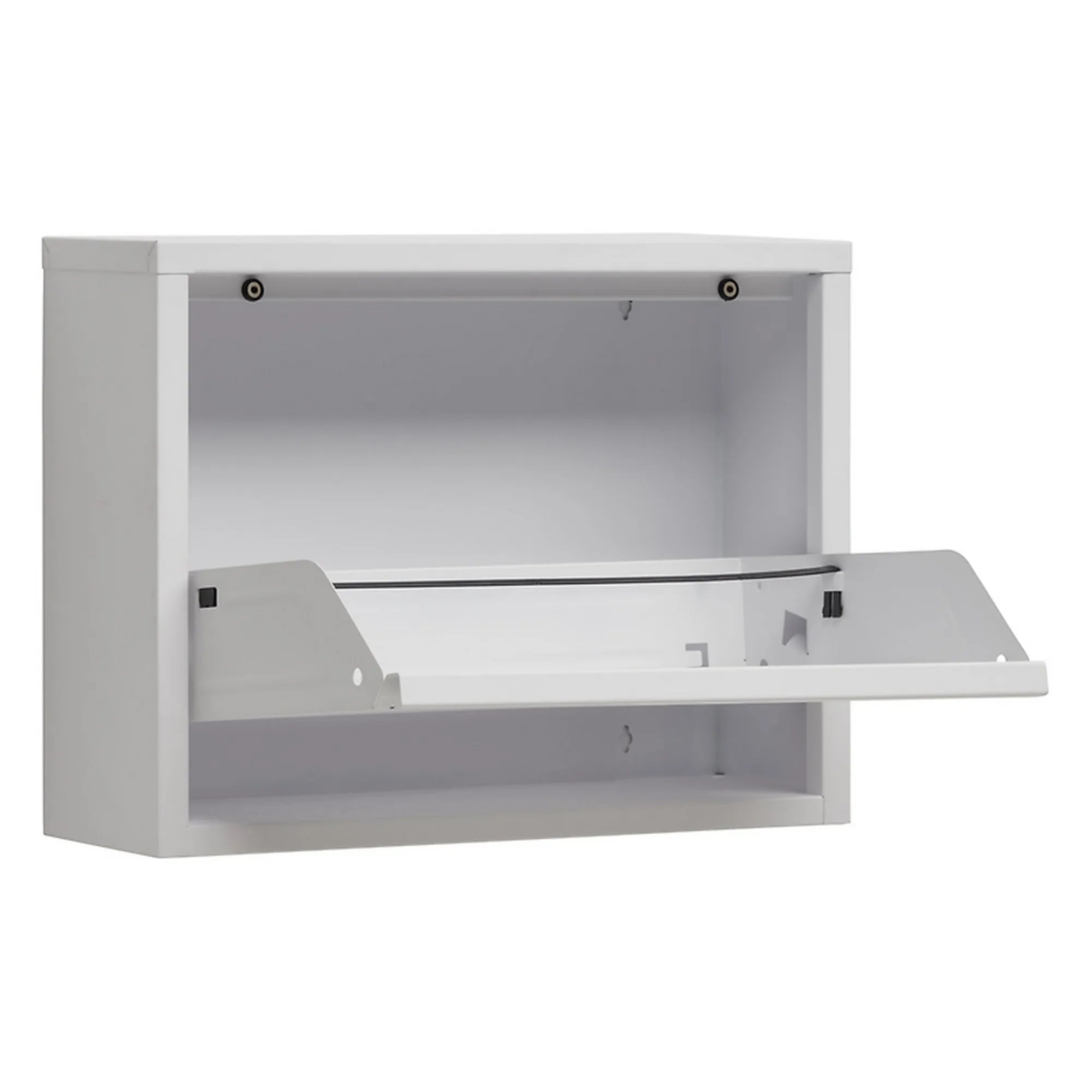 Pantofar FLY, alb, metal, 50x15x37 cm