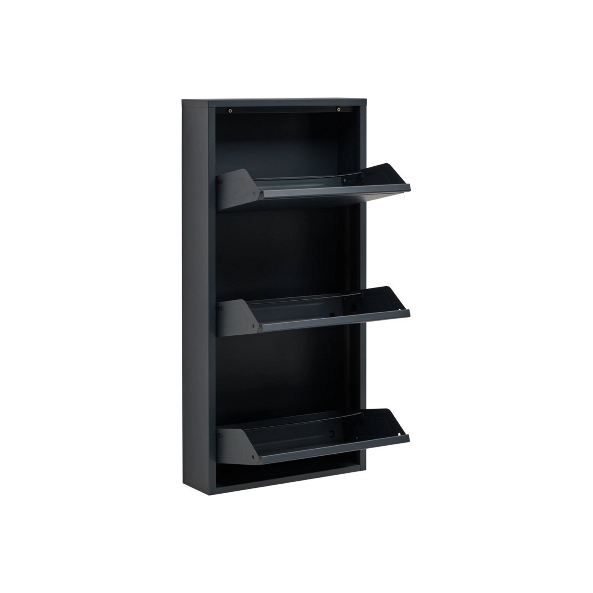 Pantofar FLY, gri antracit, metal, 50x15x104 cm